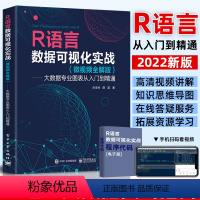 [正版]R语言数据可视化实战 视频讲解版 大数据处理与分析技术指南 数据挖掘方法编程从入门到精通R语言医学应用r语言数据