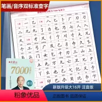 楷书7000常用字 [正版]新版楷书行书行楷技法字帖7000常用字初中高中生练字字帖标准规范练字帖楷书入门字帖 注音版常