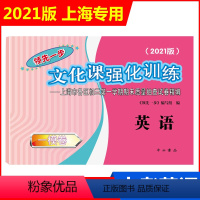 2021一模 英语(仅试卷) 九年级/初中三年级 [正版]2023版上海中考一模卷二模卷 语文数学英语物理化学历史道德与