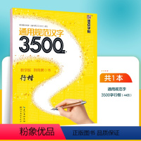 通用规范汉字3500字·行楷(荆霄鹏) [正版]字帖荆霄鹏行楷字帖楷书女生字体漂亮临摹练字成年成人大学生初学者小学生硬笔