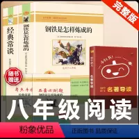 [配套人教版3册]钢铁+经典常谈+名著导读 [正版]经典常谈朱自清和钢铁是怎样炼成的原版原著 八年级下册课外书必 完整版