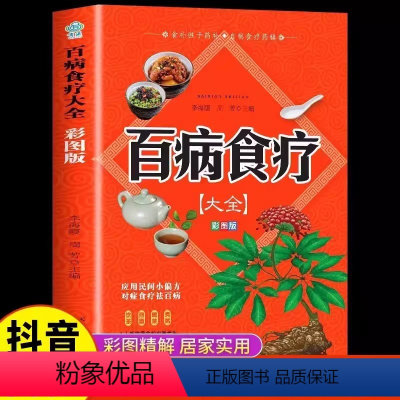 [抖音同款]百病食疗大全(彩色图案版) [正版]百病食疗大全书彩色图案中医养生大全食疗食谱药膳调理家庭营养健康百科全书保