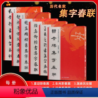 名家集字春联120幅全套6册 [正版]书法集字唐诗宋词一百首春联古文箴言名言成语 颜真卿欧阳询赵孟俯智永楷书千字文曹全碑