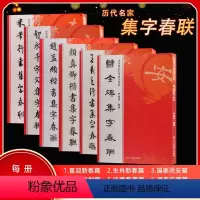 名家集字春联120幅全套6册 [正版]书法集字唐诗宋词一百首春联古文箴言名言成语 颜真卿欧阳询赵孟俯智永楷书千字文曹全碑