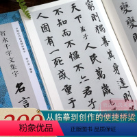 智永千字文集字名言200句 [正版]书法集字唐诗宋词一百首春联古文箴言名言成语 颜真卿欧阳询赵孟俯智永楷书千字文曹全碑隶