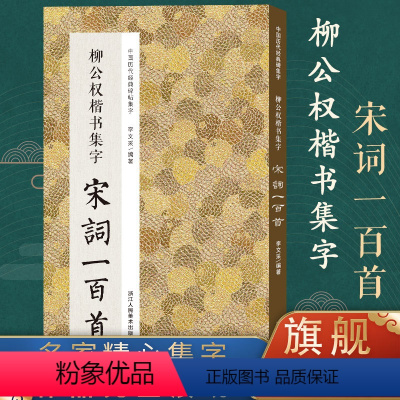 柳公权楷书集字宋词100首 [正版]书法集字唐诗宋词一百首春联古文箴言名言成语 颜真卿欧阳询赵孟俯智永楷书千字文曹全碑隶