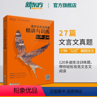 [正版]高中文言文阅读精讲与训练 论辩+其他 高考文言文真题模拟题 真题精讲阅读训练 高中语文专项练习