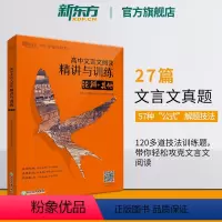 [正版]高中文言文阅读精讲与训练 论辩+其他 高考文言文真题模拟题 真题精讲阅读训练 高中语文专项练习