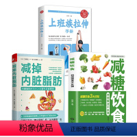 [正版]减糖饮食+上班族拉伸手册+减掉内脏脂肪半日断食计划表 日本的控糖半天断食法 10条饮食规则 14种饮食方式 9大