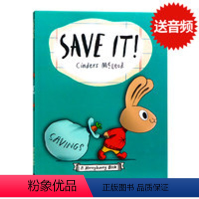 小兔子学攒钱Save It [正版]小兔子学花钱系列 理财英语读物 英文原版绘本 Moneybunny 小兔子学花钱学赚