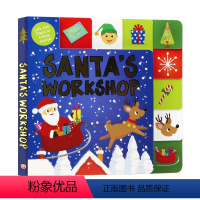 [正版]圣诞老人工作室英文原版绘本 Lift-the-Flap Tab: Santa's Workshop 儿童英语启蒙