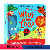 [正版]谁在动物园 英文原版绘本 Who's at the Zoo What Ladybird Heard系列 咕噜牛作