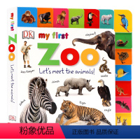 [正版]DK出版 My First系列动物园 英文原版绘本 My First Zoo Let's Meet the An