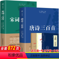 [正版]唐诗宋词三百首全集 全2册楚辞唐诗宋词三百300首高中初中版鉴赏辞典诗集诗歌古文经典国学精选中国古诗词