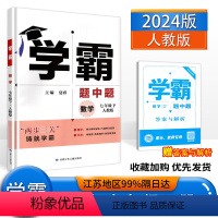 数学 七年级下 [正版]2024学霸题中题七年级下册数学人教版RJ7年级下册数学学霸课时同步课时作业本练习册初中必刷题初