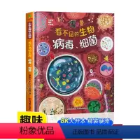 看不见的生物-病毒、细菌 [正版]硬壳精装看不见的生物细菌病毒 小学生趣味大科学系列 儿童科普百科全书 幼儿园小班中班大