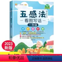 五感法看图写话(送视频讲解) 小学一年级 [正版]一年级看图说话写话训练 五感法写作文技巧与方法范文大全素材积累思维导图