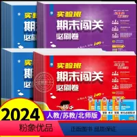 [3本]语文+数学+英语(人教版) 三年级下 [正版]2024春实验班期末闯关必刷卷一年级下册二三四五六小学语文数学英语