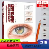 [正版]眼睛的秘密 超写实色铅笔绘画技巧 彩铅画教程书写实眼睛素描绘画技法上色技巧写实彩铅人像手绘素描临摹画册画画入门