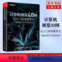 [正版]计算机视觉40例从入门到深度学习 OpenCV-Python 人工智能图像识别处理机器学习深度神经网路人脸识