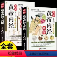 [正版]全套2册 黄帝内经全集 图解原著 中医书籍大全 中医基础理论 中医入门零基础学 徐文兵白话版素问 全注全译校释