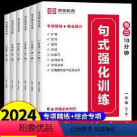 [全套5册]句式训练+优美句子+修辞手法+打卡本+好词好句好段 小学一年级 [正版]荣恒小学语文句式训练大全强化专项练习