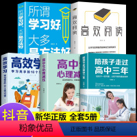 [发5册]陪孩子走过高中三年学习方法系列 [正版]抖音同款陪孩子走过高中三年刘晓丽 高中生心理减压 高效学习方法如何陪伴