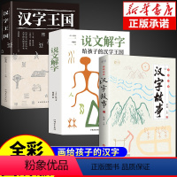 [正版]全3册 说文解字许慎著给孩子的汉字王国五年级小学课外阅读书图解象形字的演变会说话有趣有故事的汉字戏说认识汉字启