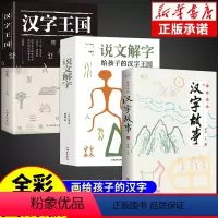 [正版]全3册 说文解字许慎著给孩子的汉字王国五年级小学课外阅读书图解象形字的演变会说话有趣有故事的汉字戏说认识汉字启