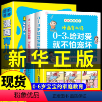 [抖音同款]热卖!漫画育儿经2册 [正版]认准图解漫画育儿经 0-3岁2-4到5一6岁育儿百科书籍 幼儿园宝宝绘本阅读早