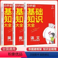[语数英]3-6年级适用 小学通用 [正版]小升初基础知识大全语文人教版 三四五六年级数学英语科学全套小学生升初中考试真
