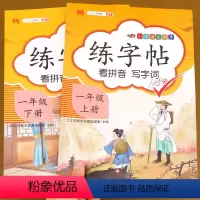 2本一年级上下册 [正版]2024人教版 小学一年级字帖 练字二年级三年级上册语文同步练字帖 四五六年级上下册控笔训练练