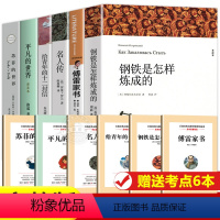 八年级下册名著全套(全6册) [正版]傅雷家书 名人传 十二封信等 全套6册 八年级下册必读原著书籍怎么样练成怎么人教版