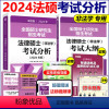 []2024法硕考试分析+非法学大纲 [正版]2024考研硕士研究生招生考试法律硕士 非法学 专业学位联考考试分