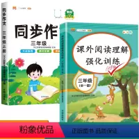 阅读理解+同步作文 三年级上 [正版]小学三年级阅读理解训练题人教版阅读理解专项训练书语文课外强化训练3上册下册同步练习