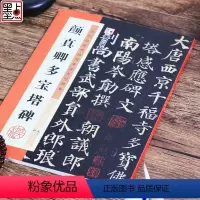 [正版]颜真卿多宝塔碑字帖原碑原帖初学者毛笔临摹字帖墨点多宝塔碑高清放大对照本附简体旁注颜体毛笔颜真卿字帖