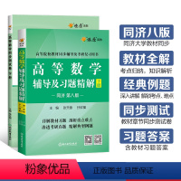 [2本]高等数学辅导+同步测试卷(同济八版)下册 [正版]高等数学辅导及习题精解同步测试卷同济高等数学同济第八版下册星火