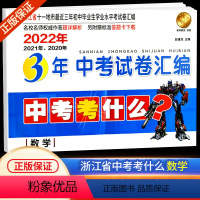 数学 浙江省 [正版]浙江省3年中考试卷汇编中考考什么 数学 浙江省中考总复习试卷近三年初中毕业生学业水平考试卷汇编名师