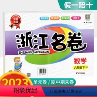 浙江名卷 六年级下册 数学 北师版 小学六年级 [正版]2023版浙江名卷六年级下册 数学北师版北师大 小学生试卷同步专