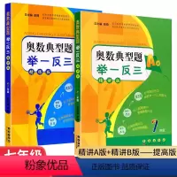 奥数典型题 举一反三 七年级/初中一年级 [正版]奥数典型题 举一反三 精讲版 七年级/7年级 A版+B版 初一年级数