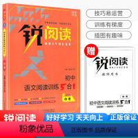 阅读训练5合1 九年级/初中三年级 [正版] 锐阅读 初中语文阅读训练5合1九年级 初中生中考语文阅读专项同步训练技巧