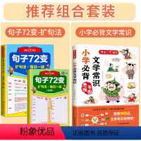 [全3册]句子72变+小学必背文学常识 小学通用 [正版]开心作文句子72变全2册五感法仿写作文每日一练小学生三四五六年