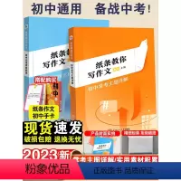 一看就能写的满分作文+主题详解+素材积累-3本 初中通用 [正版]2023纸条教你写作文一看就能用的作文素材书初中版经典