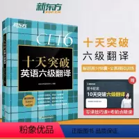 十天突破英语六级翻译 [正版]十天突破英语六级翻译专项训练 备考2023年6月6级cet6考试英语真题试卷详解模拟 搭阅