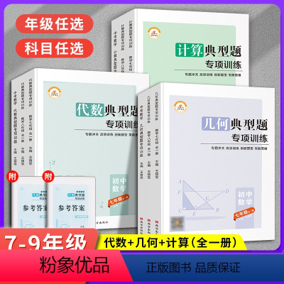 [代数]全一册 七年级/初中一年级 [正版]荣恒新版 初中数学必刷题专项训练七年级八年级中考代数几何计算解题方法与技巧高