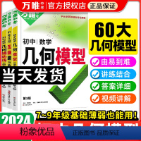 几何[模型+辅助线+压轴题]3本套装 初中通用 [正版]2024数学几何模型辅助线大全初一初二初三初中万维几何压轴题解题