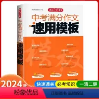 中考满分作文[速用模板] 初中通用 [正版]2024版中考名著考点全归纳初中名著导读考点精练七八九年级必考名著精讲细练一