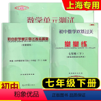 现代文品读+单元测试+答案[全3册] 七年级/初中一年级 [正版]2024年数学堂堂练七下初中数学双基过关堂堂练七年级下