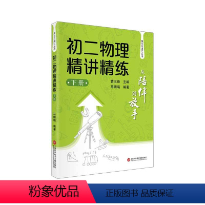 物理 [正版] 从陪伴到放手·复旦五浦汇丛书:初二物理精讲精练(下) 上海科学技术文献出版社 黄玉峰