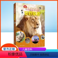狂野草原 [正版]儿童百科狂野草原内容图画色彩丰富有趣fb适合小学生阅读激发互动性思维科普百科课外书上海大学出版社